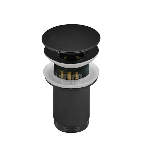 SPPMK00OP KOREK UM.KLIK-KLAK PŁASKI OKR.CZARNY MAT