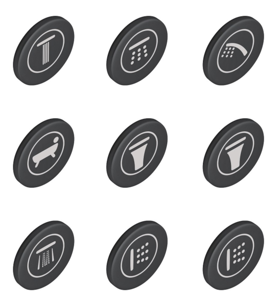 SMARTCONTROL ZESTAW NAKŁADEK NA PRZYCISKI OG