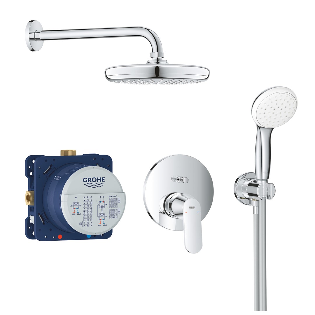 GROHE EUROSMART ZESTAW NATR. PODT. CHROM