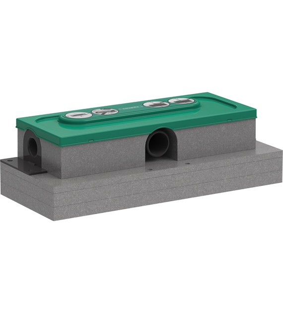 UBOX UNI DO ODPŁYWU LINIOWEGO, MONT. PŁYT. 57 MM