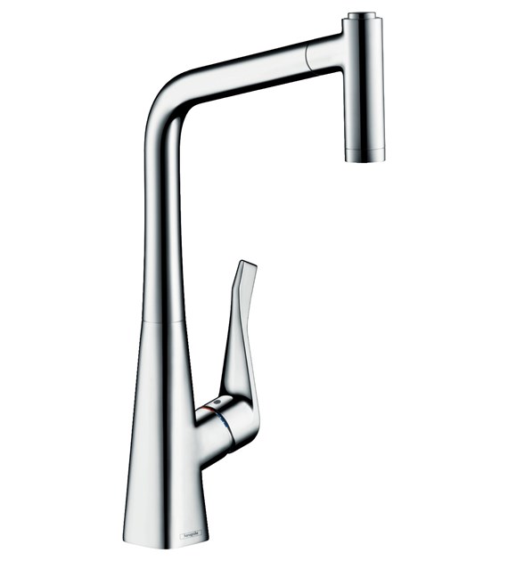 METRIS BAT ZLEW Z WYCIAGANA WYLEWKA CHROM