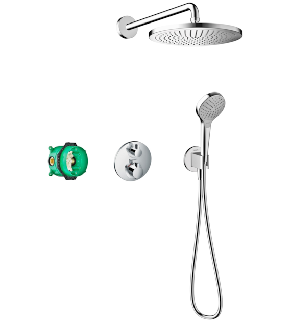 CROMA ZESTAW PRYSZNICOWY ECOSTAT S 1JET 28CM