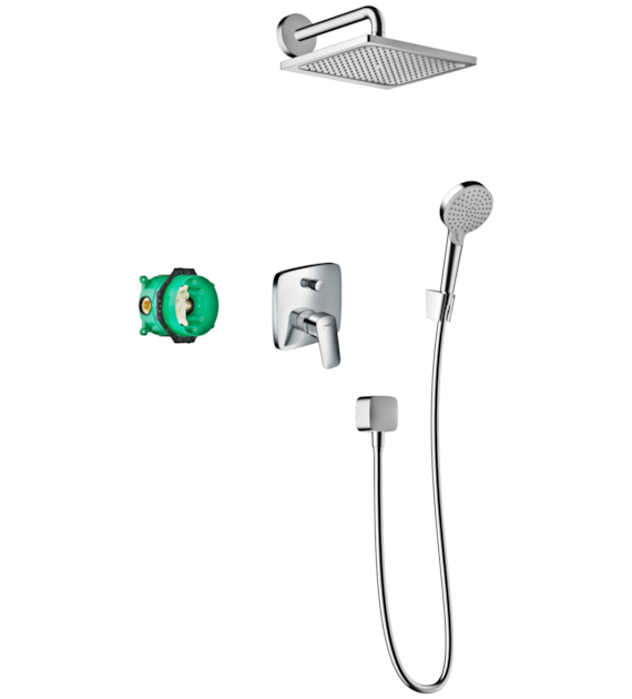 CROMETTA E ZESTAW PRYSZNICOWY ECOSTAT S 1JET 24CM