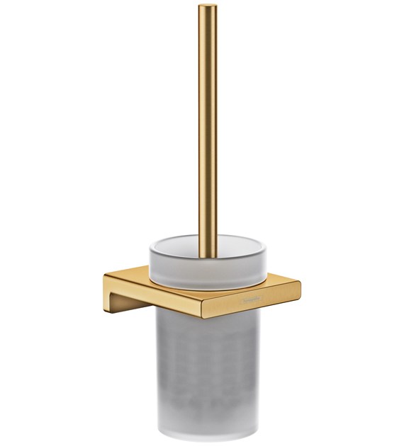 ADDSTORIS POJEMNIK ZE SZCZOTKA WC BRĄZ SZCZOTKOWAN