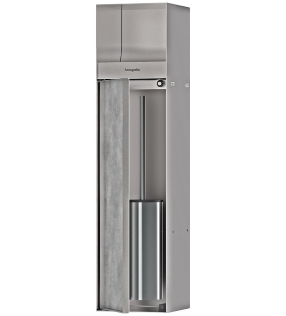 WNĘKA ŚCIENNA NA PAPIER TOALETOWY I SZCZOTKĘ WC