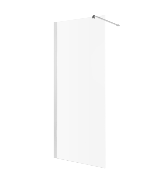 KABINA WALK-IN 120X200CM 8MM SG TREND CZARNY/PRZEJ