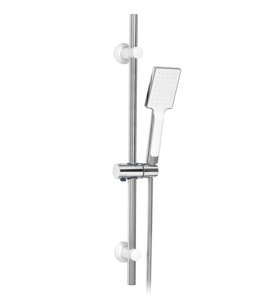 DOKOS ZESTAW NATRYSKOWY BIALY/CHROM 1-FUNKCYJNA