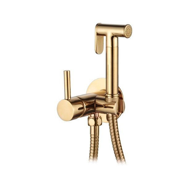 BATERIA BIDETOWA PODTYNK OKRAGLA ZLOTY TREND