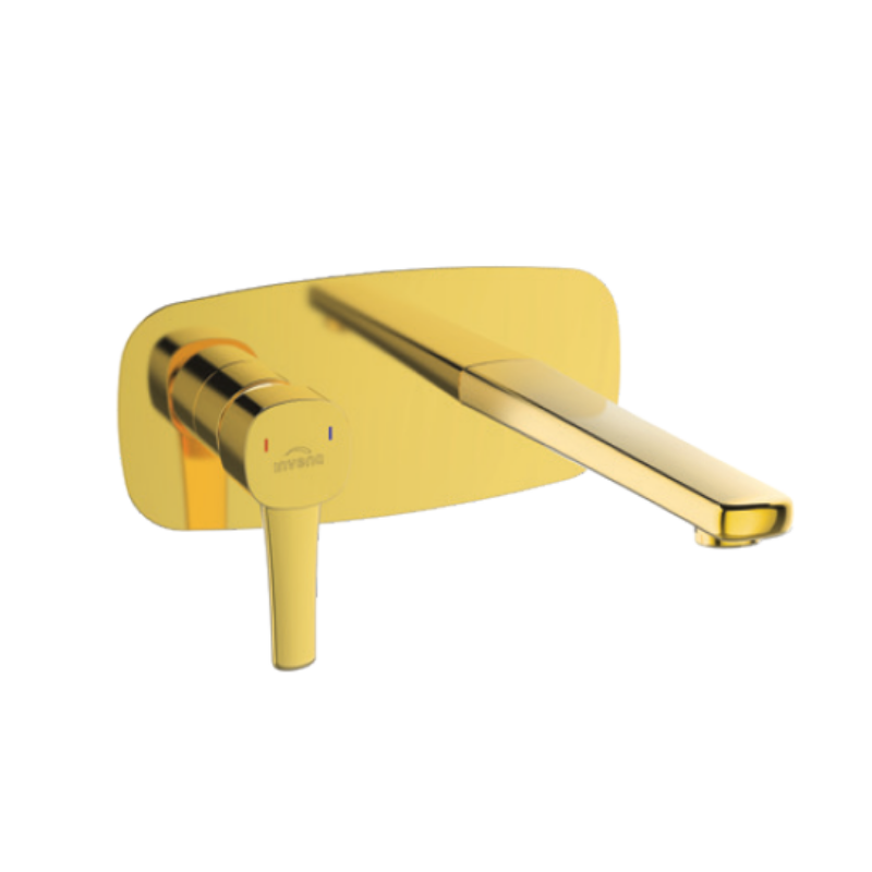 BATERIA UMYWALKOWA PODTYNKOWA GLAMOUR ZLOTY TREND