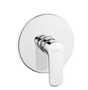 BATERIA PODT 1-F SIROS CHROM ROZETA OKRAGLA TREND