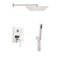 ZESTAW PODTYNKOWY Z BATERIA 2F GLAMOUR CHROM TREND