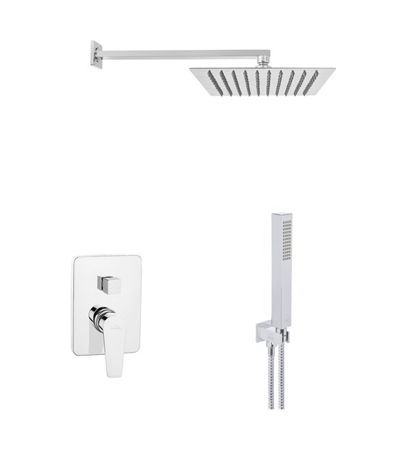 ZESTAW PODT Z BAT 2-F DOKOS CHROM ROZETA TREND