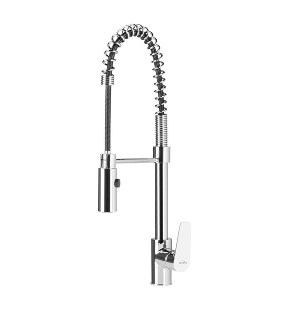 BATERIA ZLEW STOJACA Z 2-F WYLEWKA DOKOS CHROM