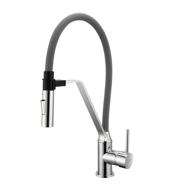 BATERIA ZLEWOZMYWAKOWA TERRA KOLOR SZARY