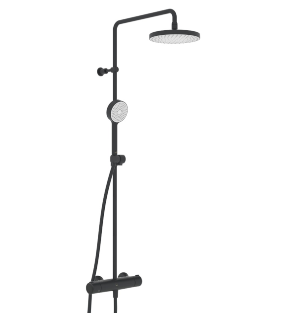 NOVA BATERIA NATRYSKOWA Z DESZCZOWNICĄ CZARNA