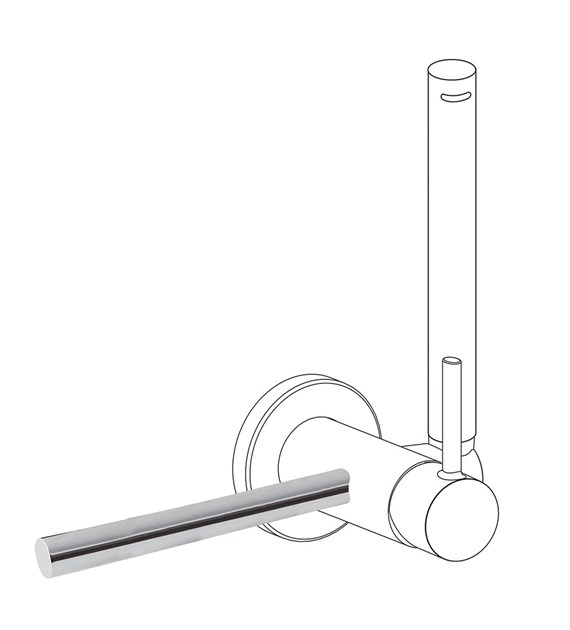 MAX-TRES WIESZAK NA RECZNIKI 180 CHROM
