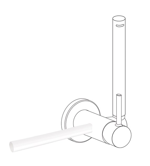 MAX-TRES WIESZAK NA RECZNIKI 180. BIALY MAT