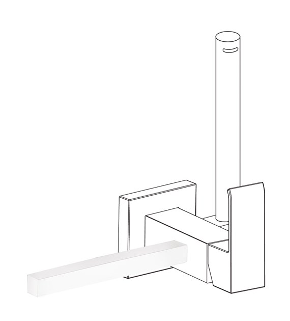 CUADRO EXCLUSIVE WIESZAKI NA RECZNIK 180 BIALY MAT