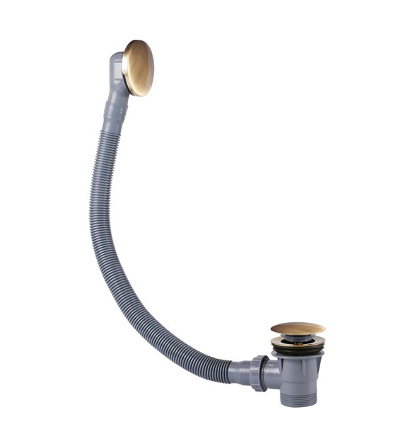 SYFON WANN. Z PRZELEWEM CLICK-CLACK 72MM STARY MOS