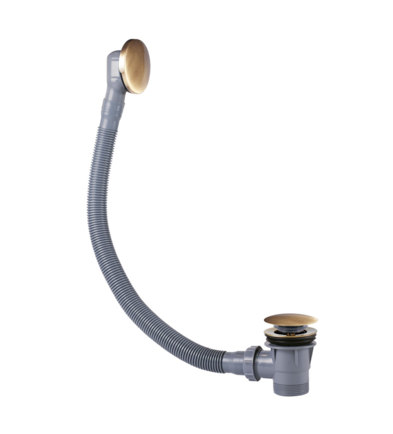 SYFON WANN. Z PRZELEWEM CLICK-CLACK 72MM STARY MOS
