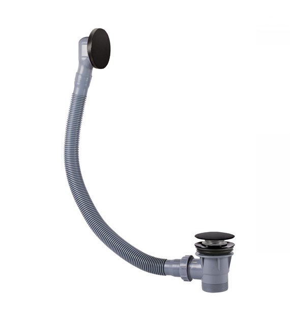 TRES CLICK-CLACK DO WANNY Z PRZELEWEM CZARNY MAT