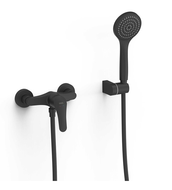 BASE-TRES PLUS BATERIA NATRYSKOWA CZARNY MAT