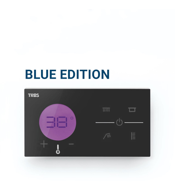 SHOWER TECHNOLOGY BLUE EDITION CZARNY/CHROM