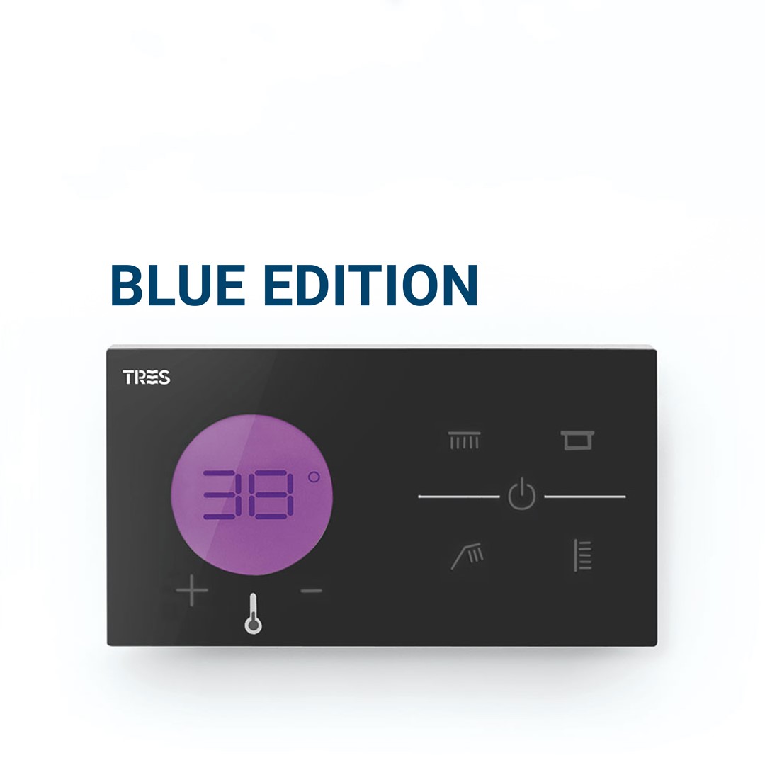 SHOWER TECHNOLOGY BLUE EDITION CZARNY/CHROM