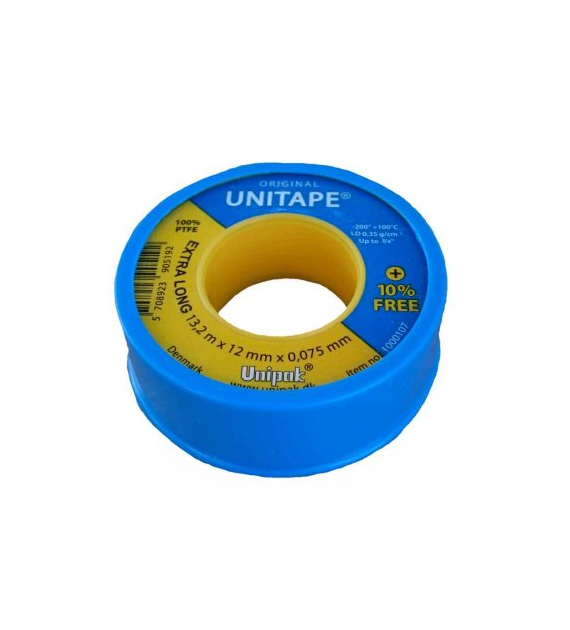 TASMA TEFLONOWA UNITAPE 12MMx12MMX0,075MM