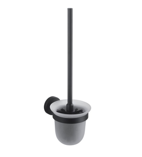 STELLA CLASSIC SZCZOTKA WC WISZACA CZARNY MAT