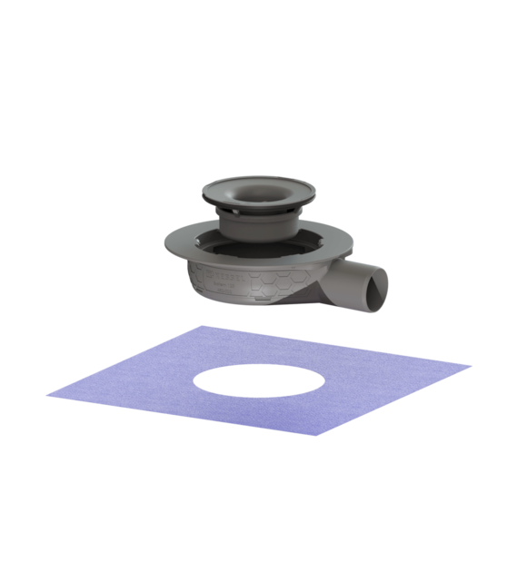 KESSEL KORPUS ULTRAFLAT ODP. BOCZ. DN 50 Z SYFONEM