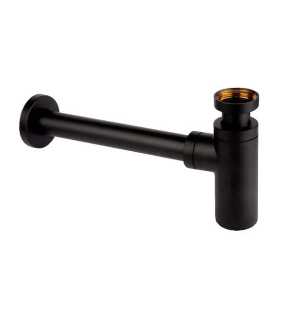 POLSYFON UMYW. BUT. 11/4X32MM CZARNY MAT MOSIADZ