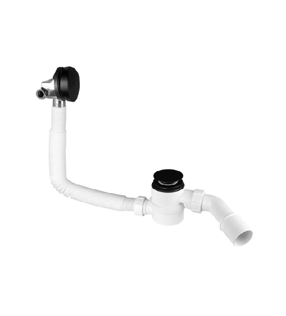 SYFON WANN.Z MECHANIZM NAPELN.CLICK-CLACK CZARNY