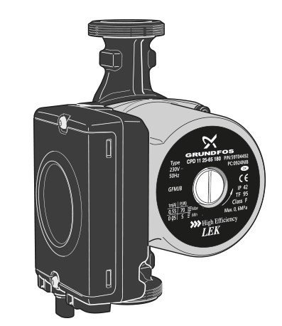 POMPA ZASILAJACA POMPE CIEPLA AK C CPD11-25/75