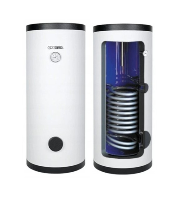 WYMIENNIK CWU. SW-200L STOJACY Z WEZ. SPIRALNA