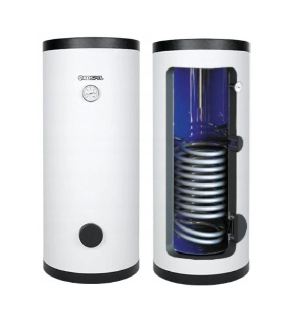 WYMIENNIK CWU. SW-200L STOJACY Z WEZ. SPIRALNA