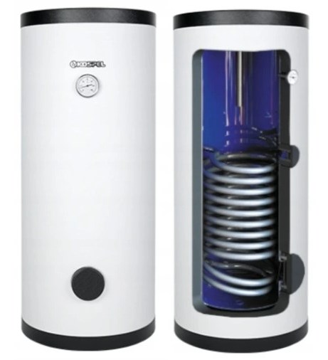 WYMIENNIK CWU. SW-200L STOJACY Z WEZ. SPIRALNA