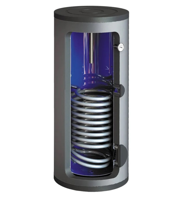 WYMIENNIK CWU. SW-250L STOJACY Z WEZ. SPIRALNA