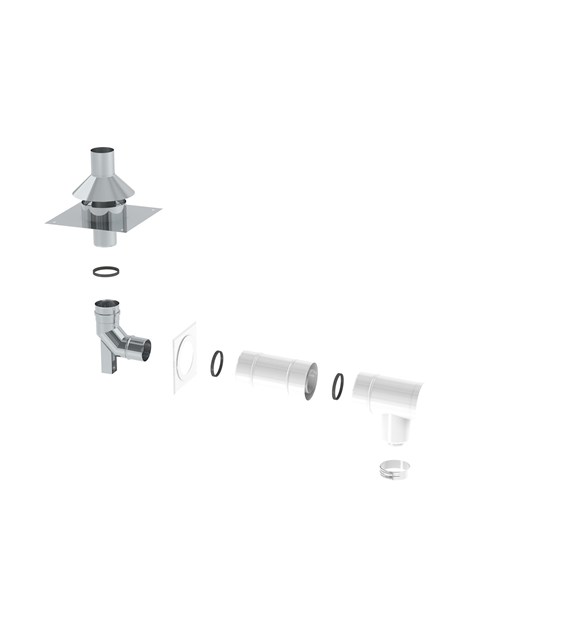 PAKIET POW-SPAL W SZACHT 80/125 ARISTON