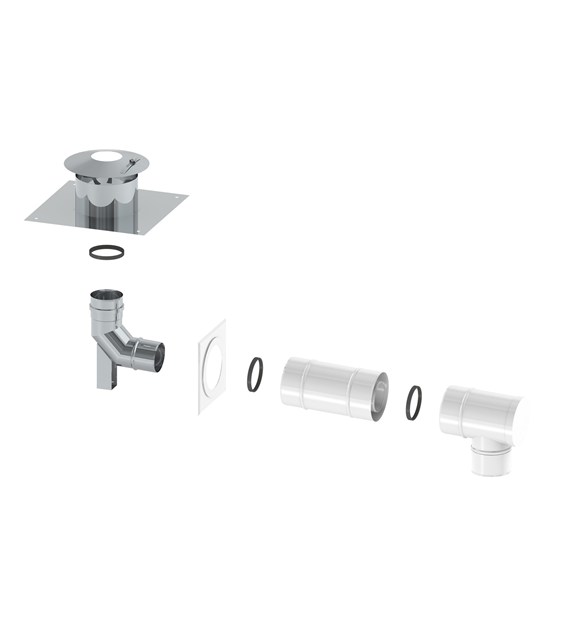 PAKIET POW-SPAL W SZACHT 60/100 VITODENS DE DIETRI