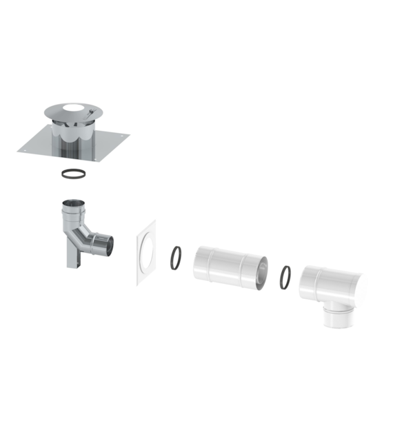 PAKIET POW-SPAL W SZACHT 80/125 VAILLANT