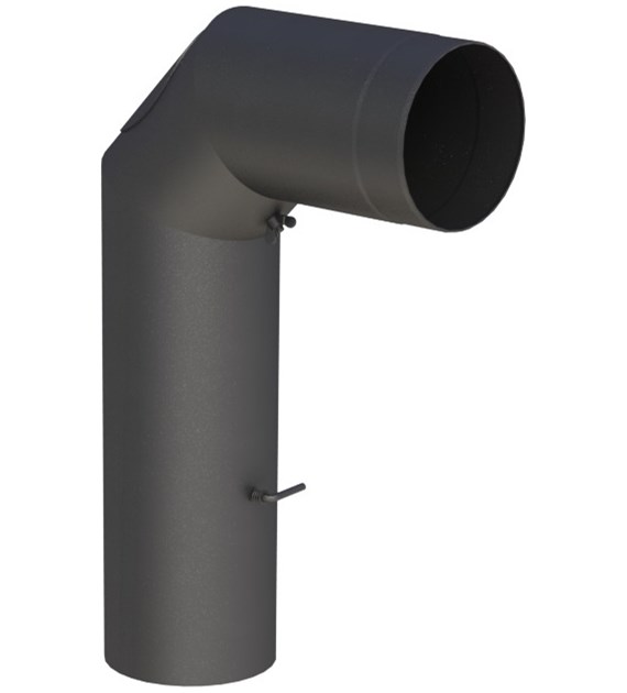 FERROLUX KOLANO 180 Z PRZEDL.I KLAPA I WYCZ.CZARNY