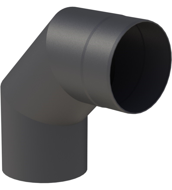 FERROLUX KOLANO 90st. 180 CZARNY