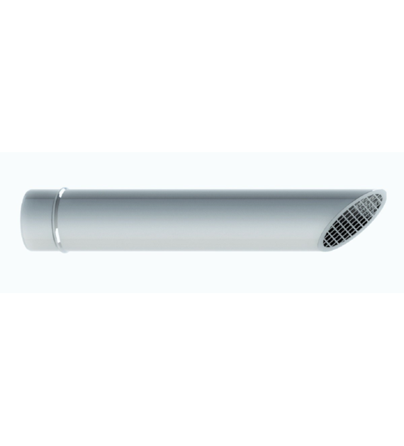 RURA 80 SCIETA POD KATEM 45 st. Z SIATKA L-500MM