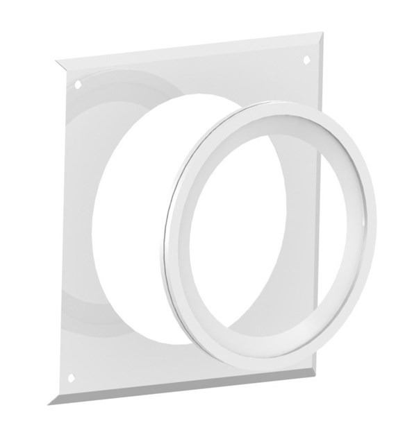 ROZETA PLASKA Z USZCZELKA; 110/160