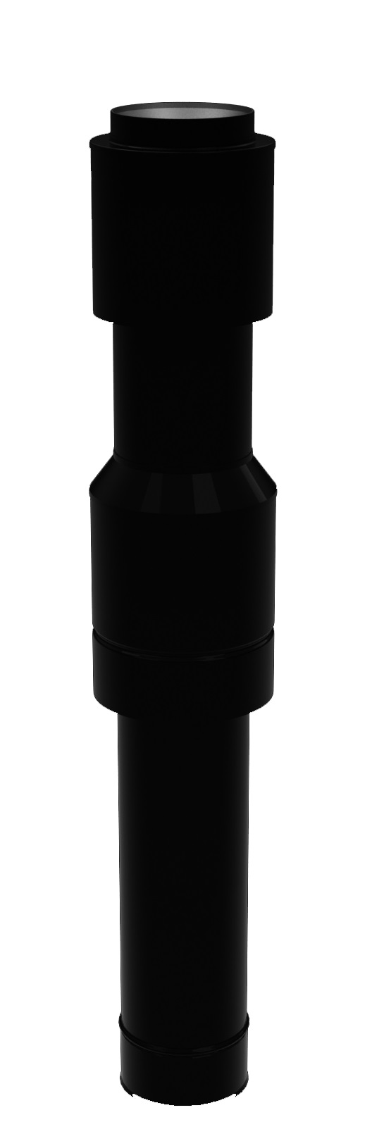 ZAKONCZENIE PION.TWIN L-930 60/100 CZARNE DO P361