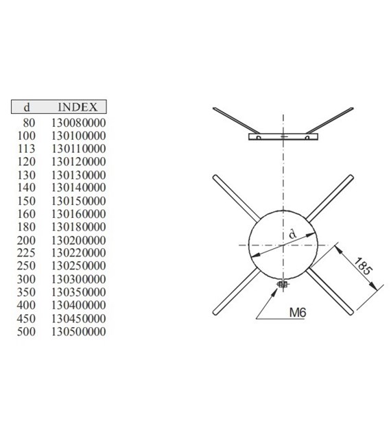 WADEX OBEJMA DYSTANSOWA SPU 120