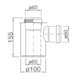 ADAPTER ROZDZIELACZ II TURBO 60/100 DE DIETRICH