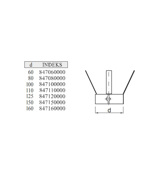 WADEX OBEJMA DYSTANSOWA TURBO 150