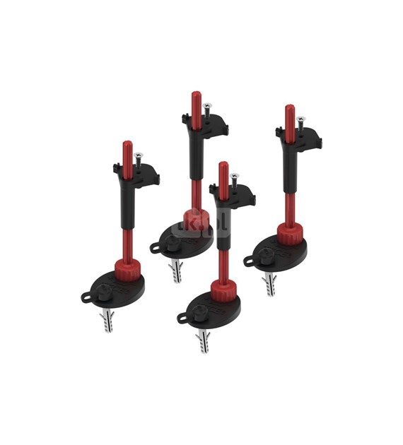 TECEDRAINPOINT SSTOPKI MONT Z IZOL AKUSTY (4 SZT.)